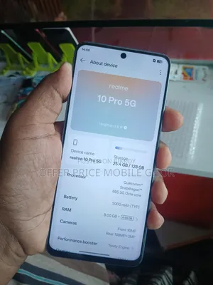 রিয়েলমি ১০ প্রো ১২৮ জিবি কালো