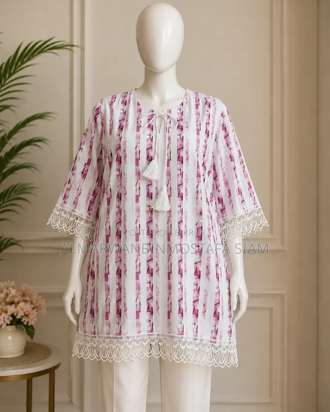 Ladies Kurti/Tops - With Lace Work