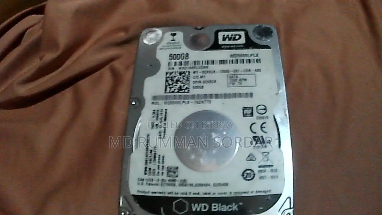 WD Blue 500GB 2.5" SATA HDD – Used, Good Condition