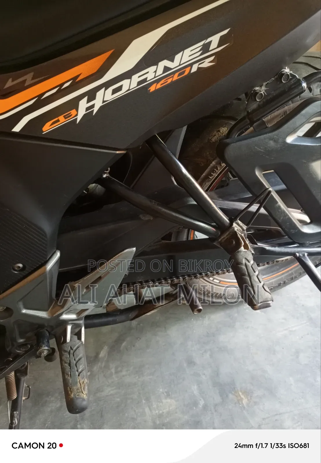 Honda Hornet 2021 Yellow