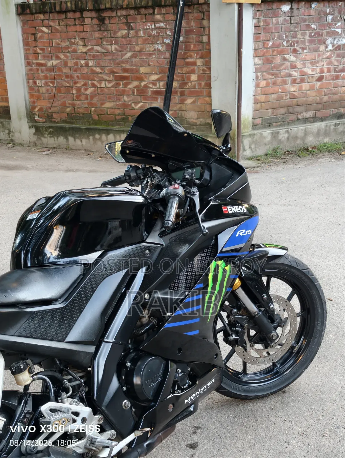 Yamaha R15 V3 2020 Black