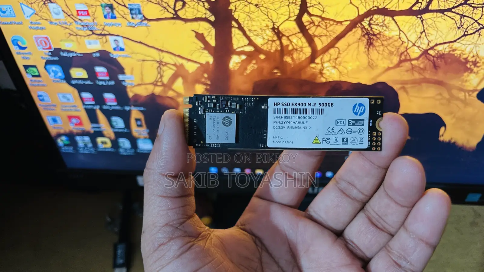 Urgent Sell HP 500GB M.2 /NVMe