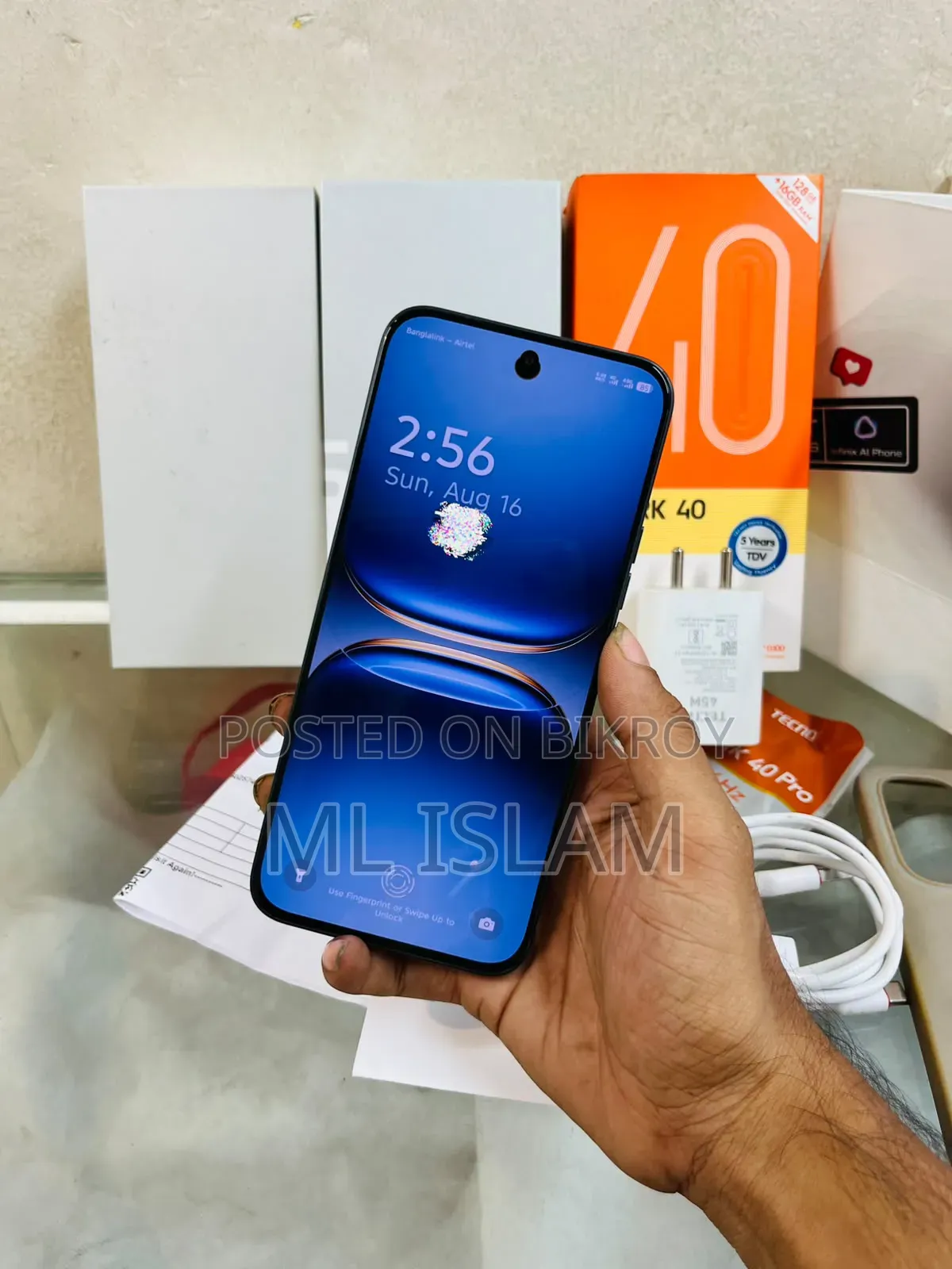 Tecno Spark 40 Pro 128 GB Gray