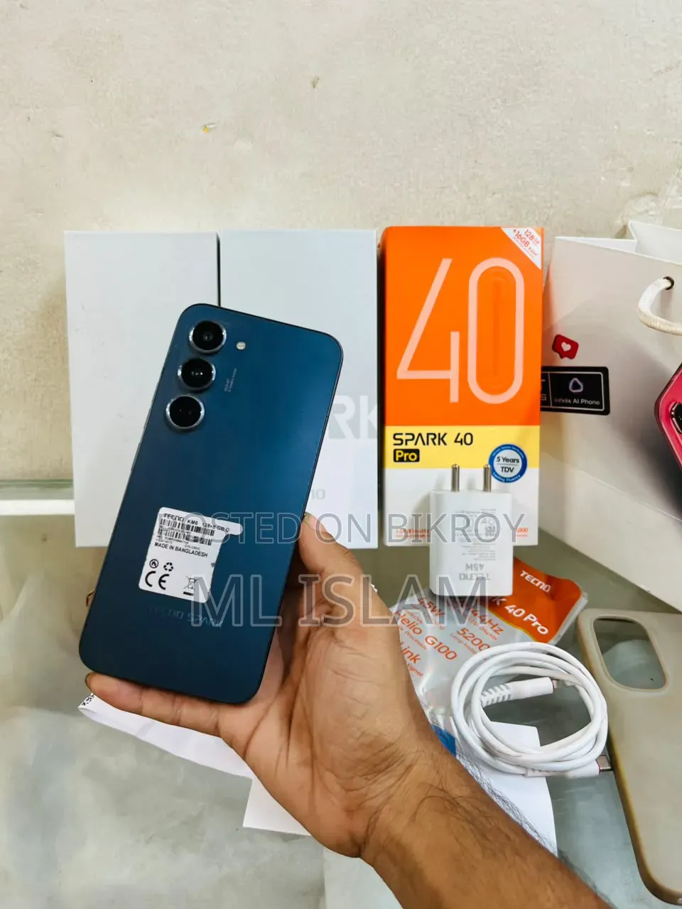 Tecno Spark 40 Pro 128 GB Gray
