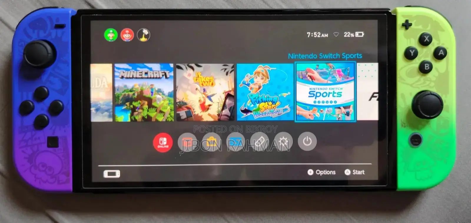 Nintendo Switch OLED (Splatoon Edition) – Like New
