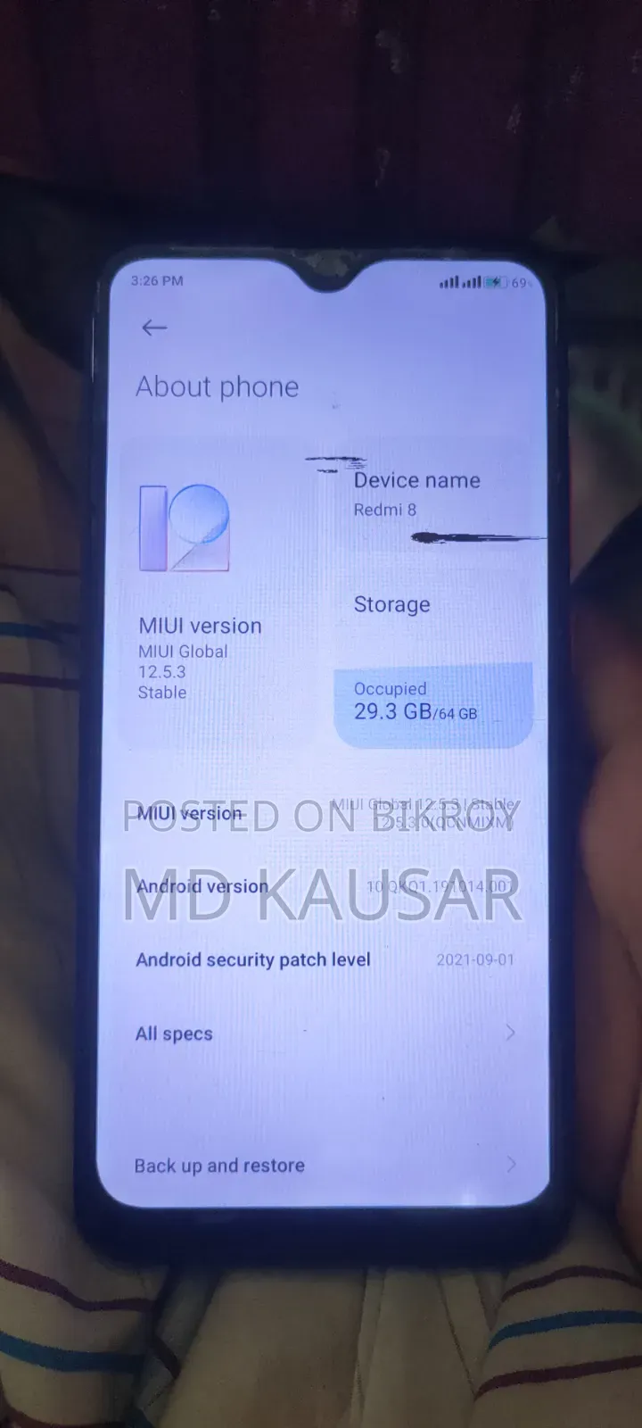 শাওমি মি ৮ ৬৪ জিবি লাল