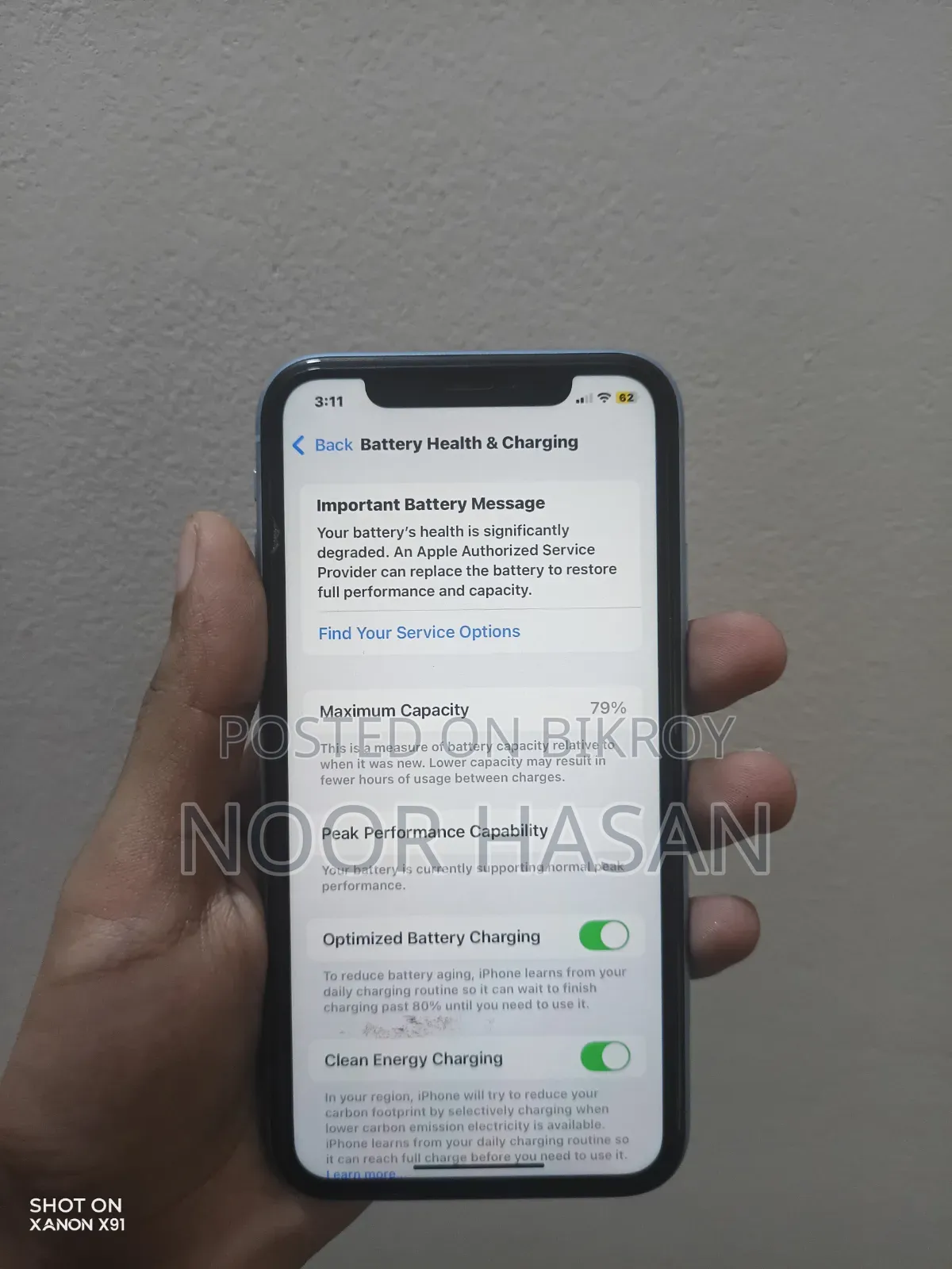 Apple iPhone XR 64 GB Blue