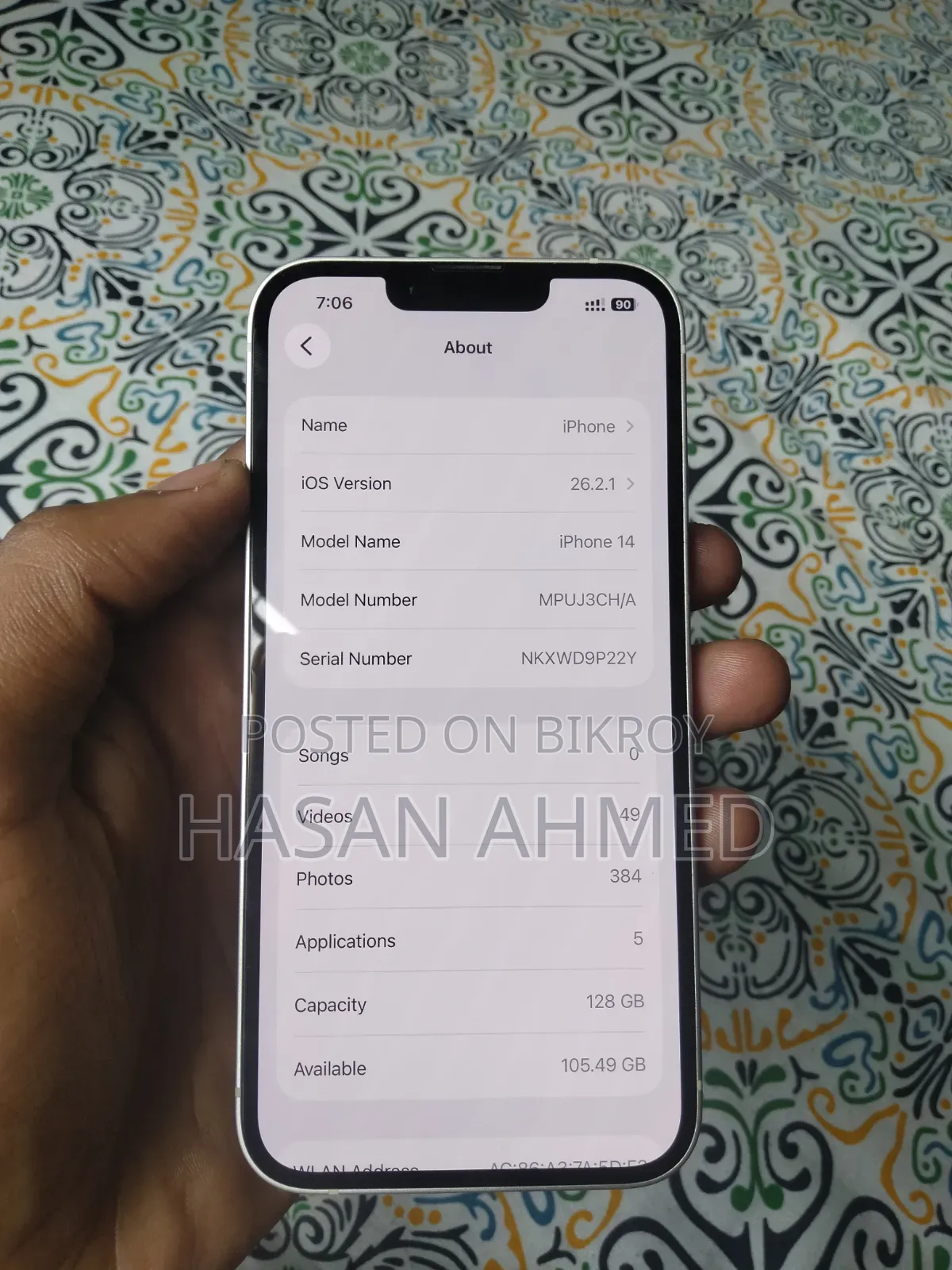 Apple iPhone 14 128 GB White