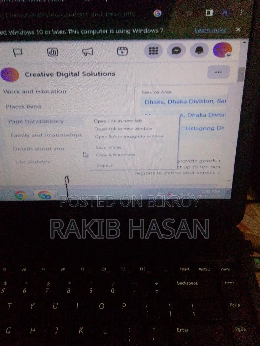 Laptop Dell 4GB Intel Core I3 SSD 128GB