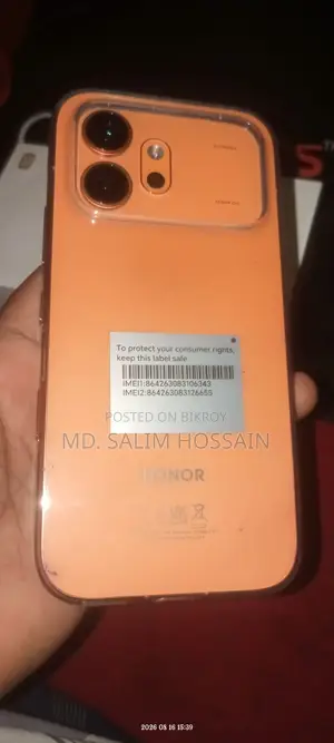 নতুন অনর ৬০০ ২৫৬ জিবি কমলা