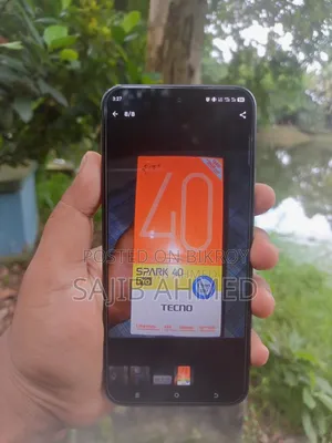 নতুন টেকনো স্পার্ক ৪০ প্রো ১২৮ জিবি কালো