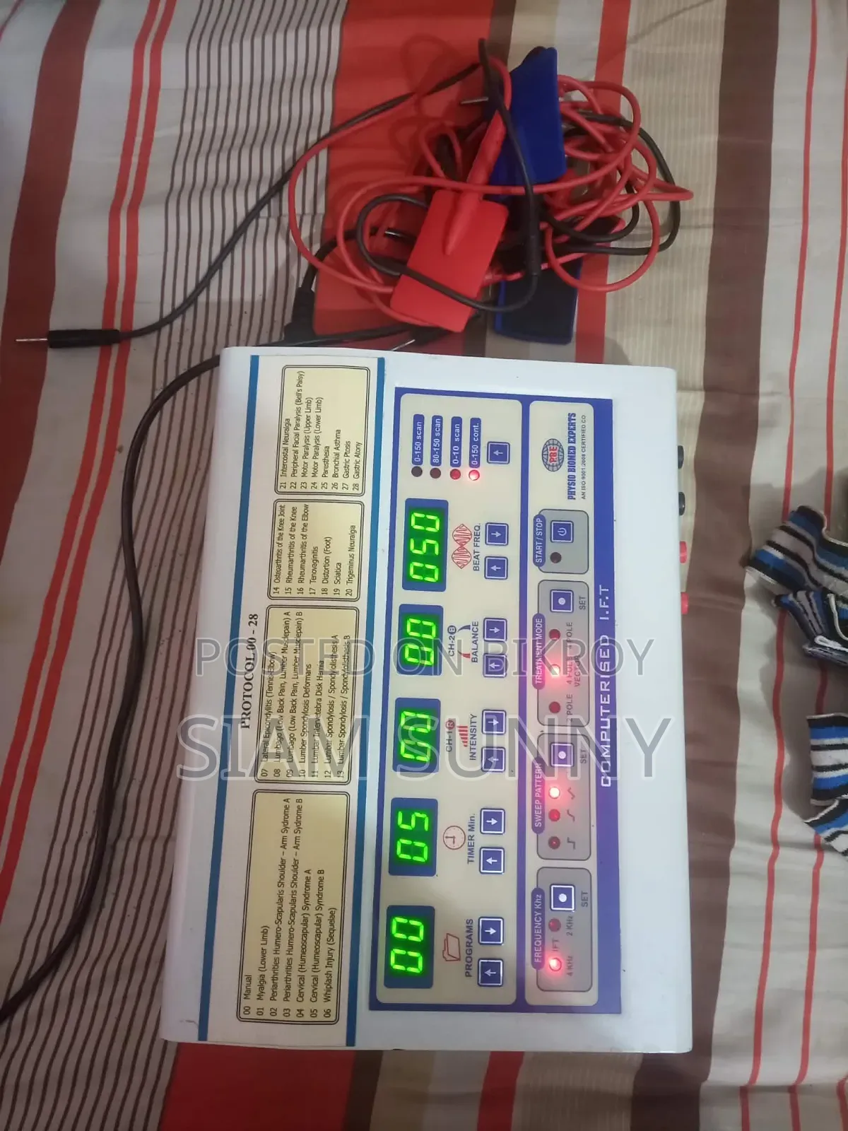 Computerized, Interferential Therapy Machine