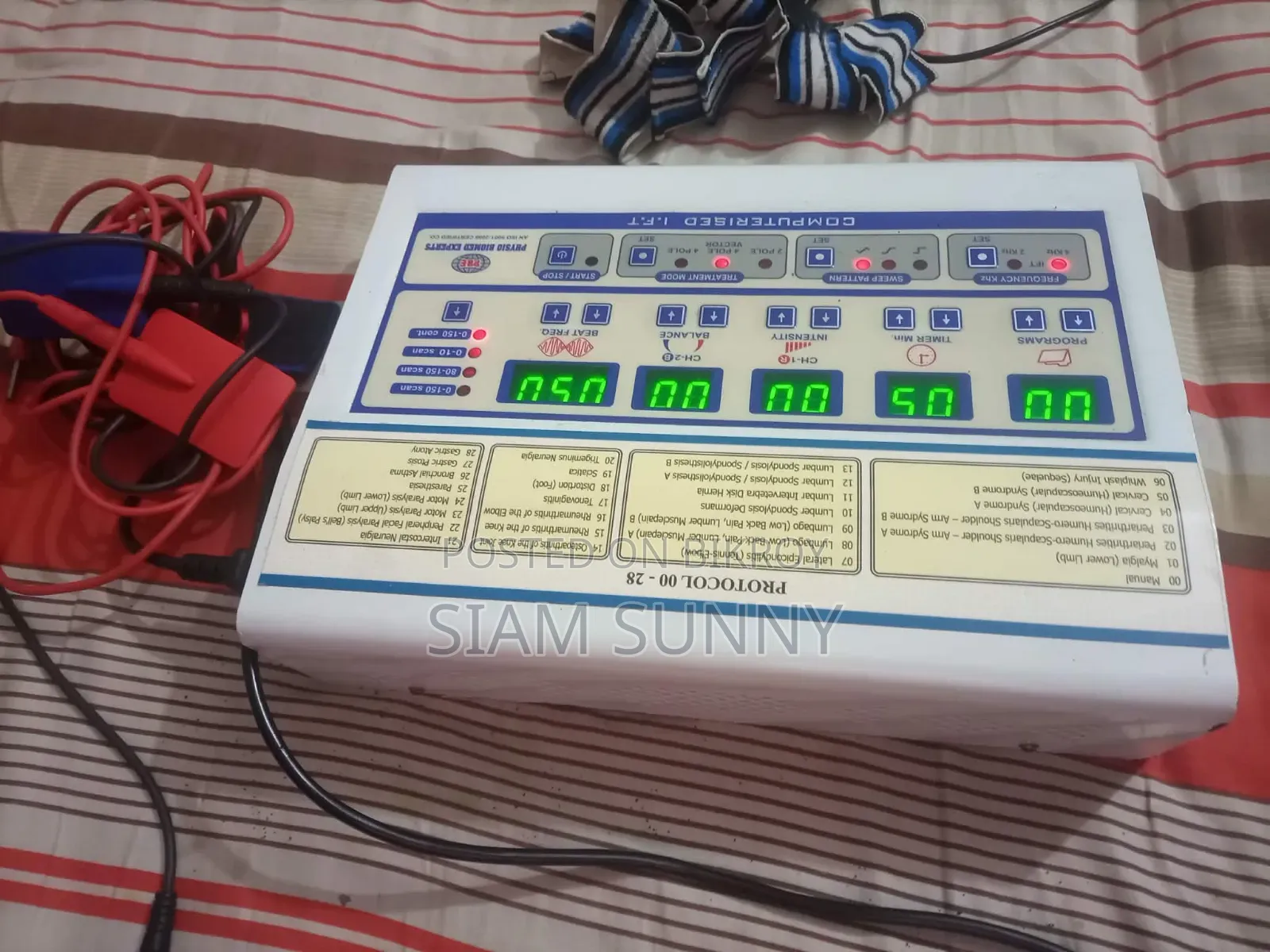 Computerized, Interferential Therapy Machine