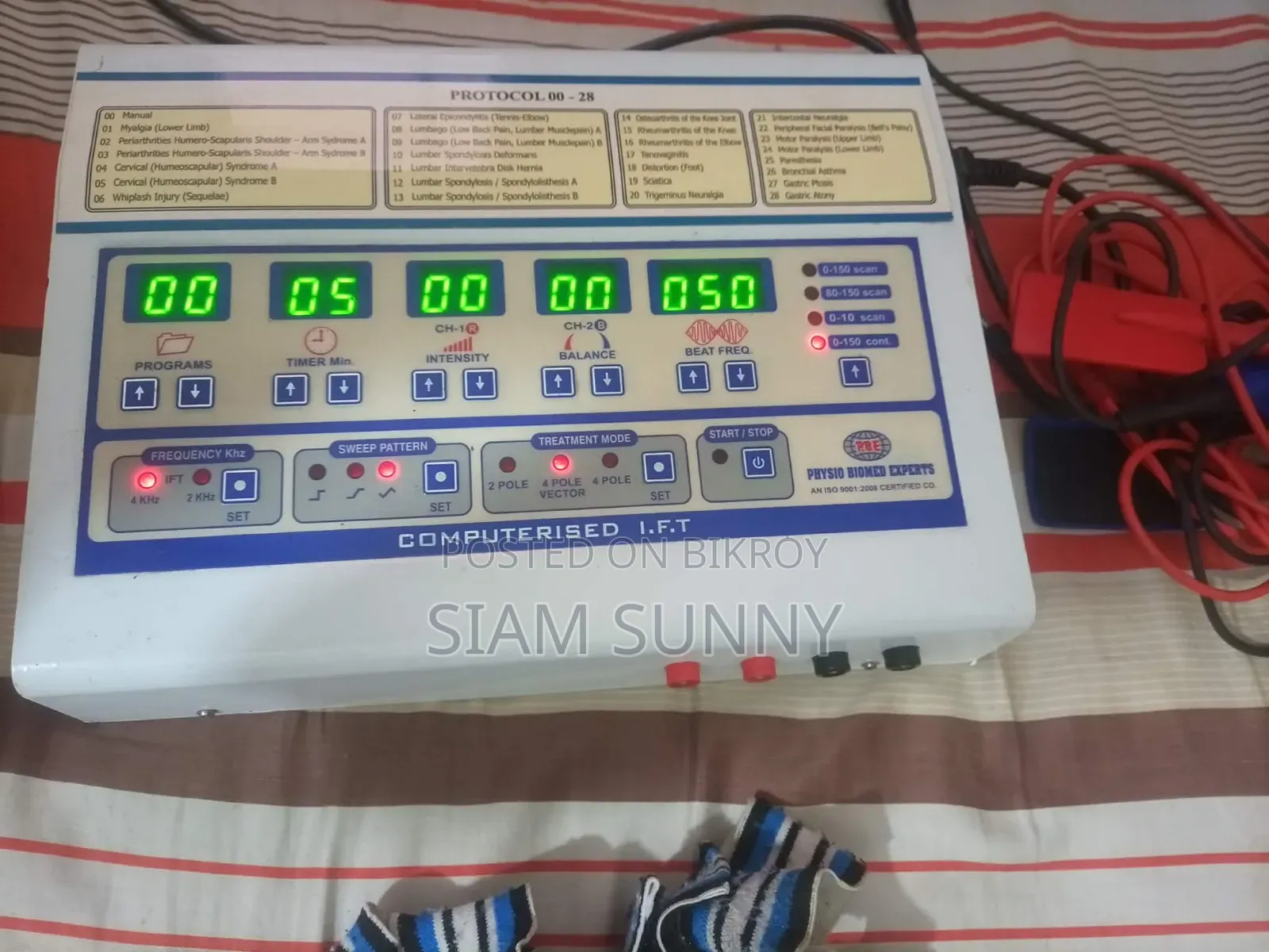 Computerized, Interferential Therapy Machine