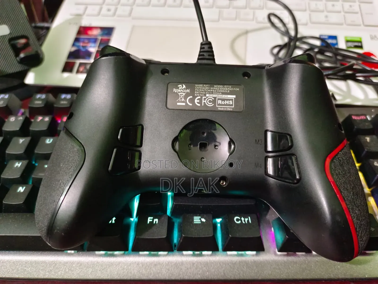 Redragon RIFT G710 Wired Gaming Controller Fresh Condition