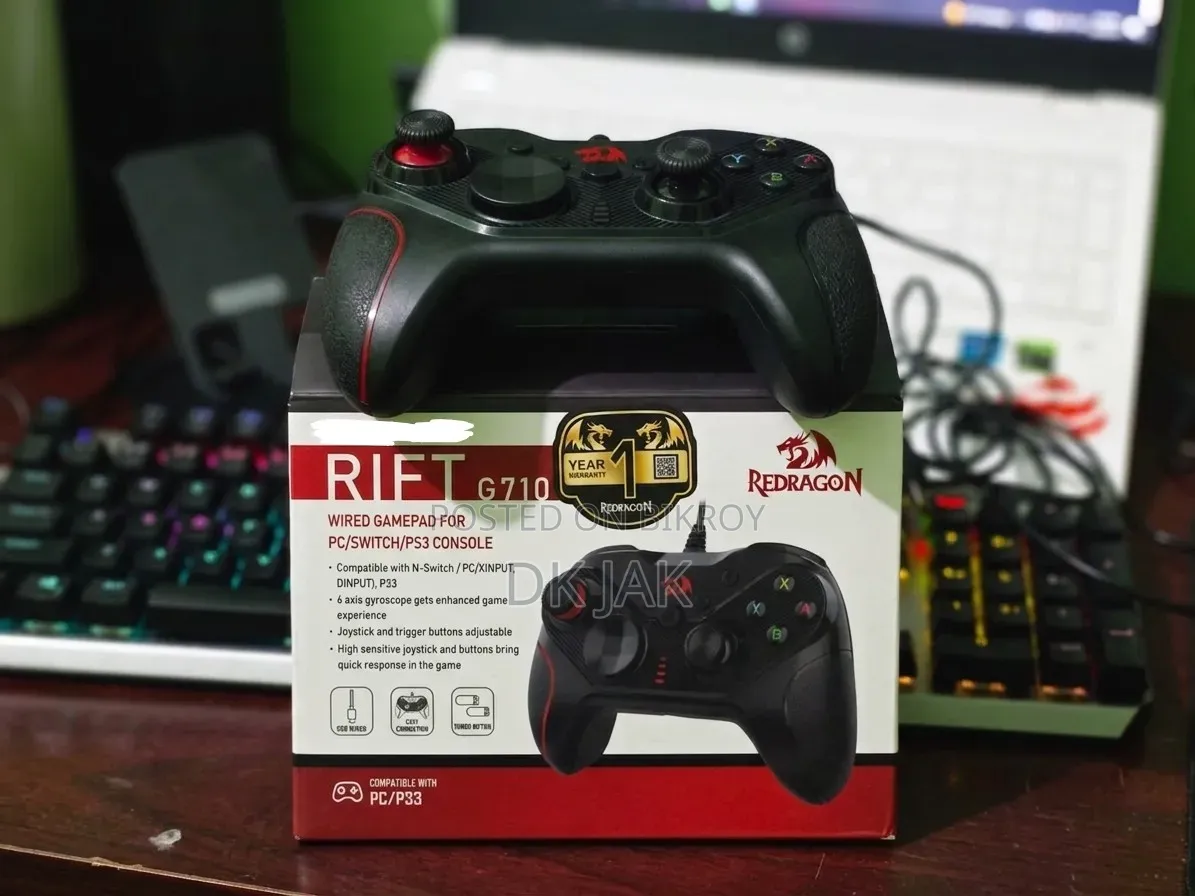 Redragon RIFT G710 Wired Gaming Controller Fresh Condition