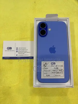 অ্যাপল আইফোন ১৬ ১২৮ জিবি নীল