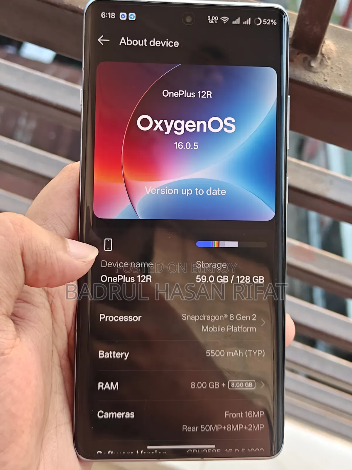 OnePlus 12R 128 GB Blue