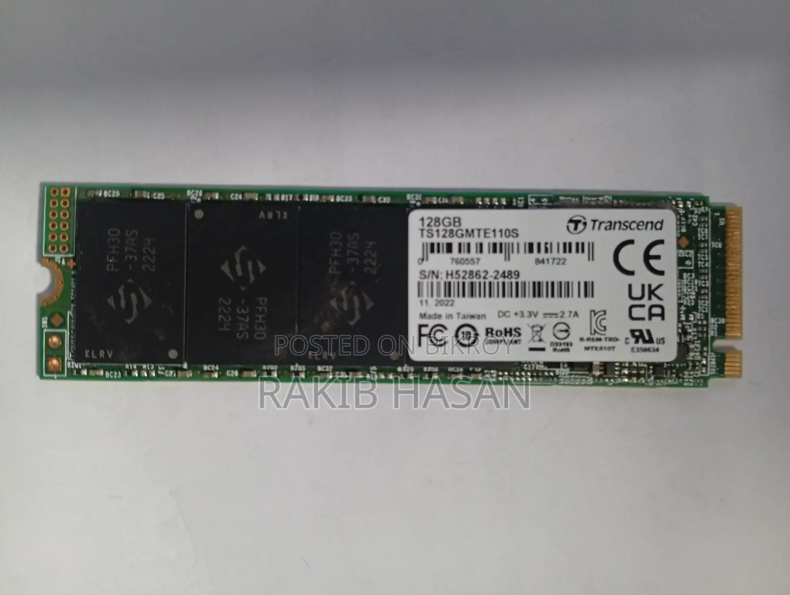 Transcend 128GB M.2 2280 NVMe SSD Drive