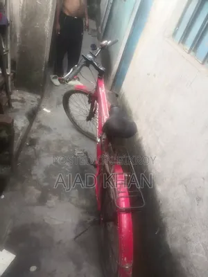 লাল রঙের প্রিন্ট সাইকেল