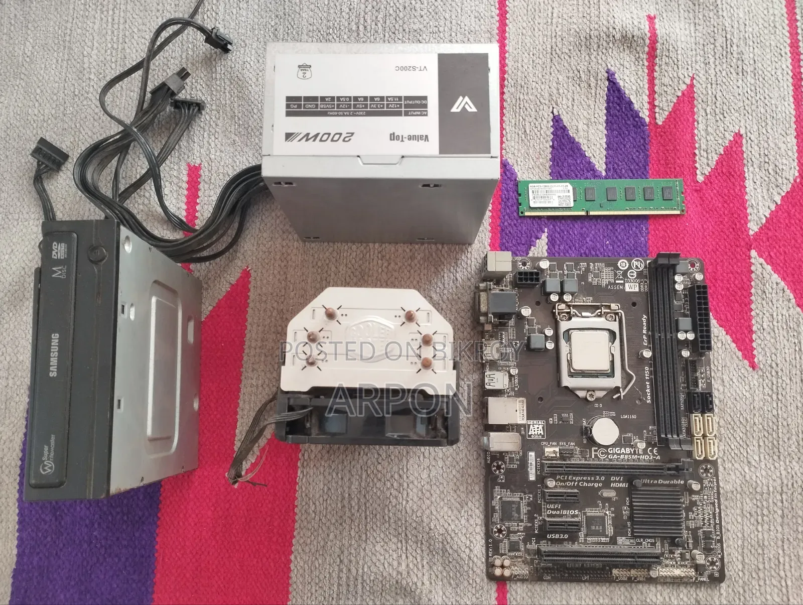 Desktop Computer Gigabyte 8GB Intel Core i5 SSD 128GB