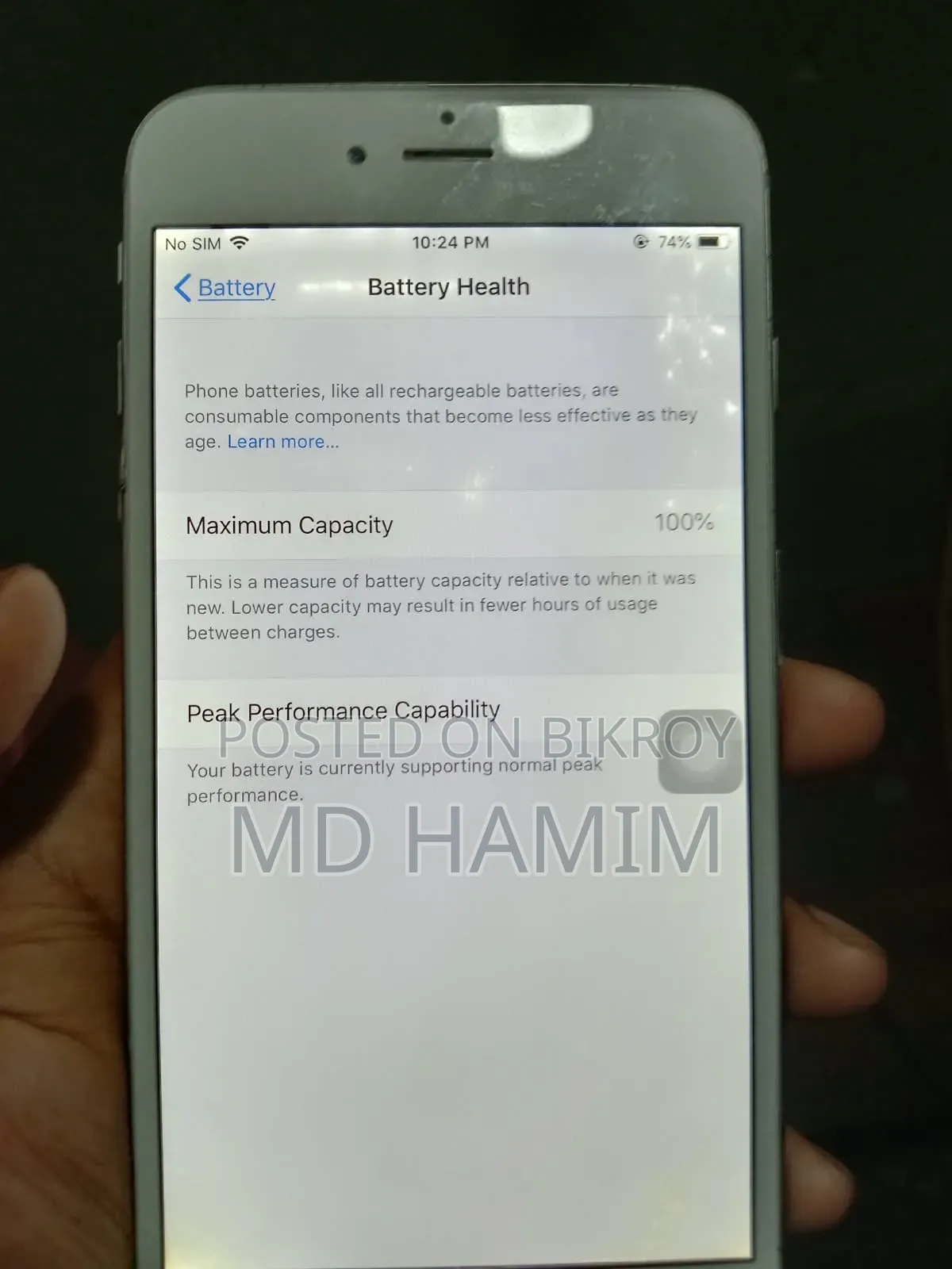 Apple iPhone 6s Plus 16 GB সিলভার
