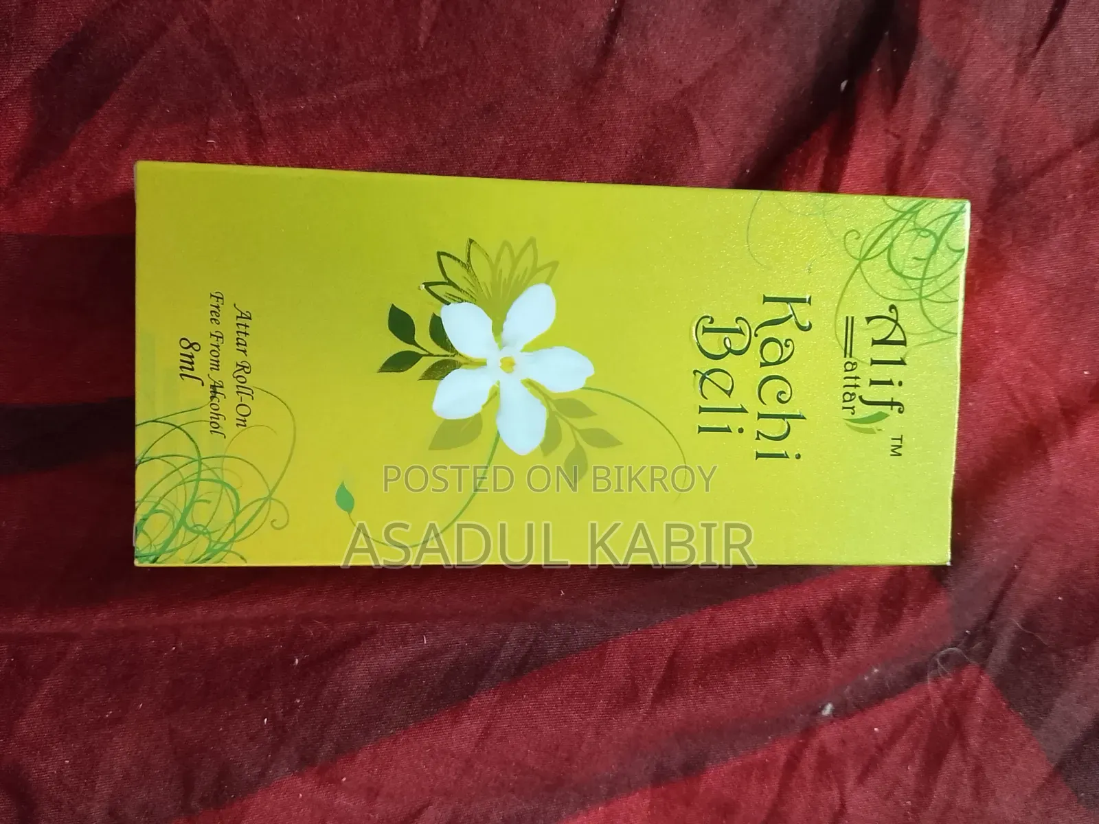 Writing KACHI BELI – Premium Attar Roll-On