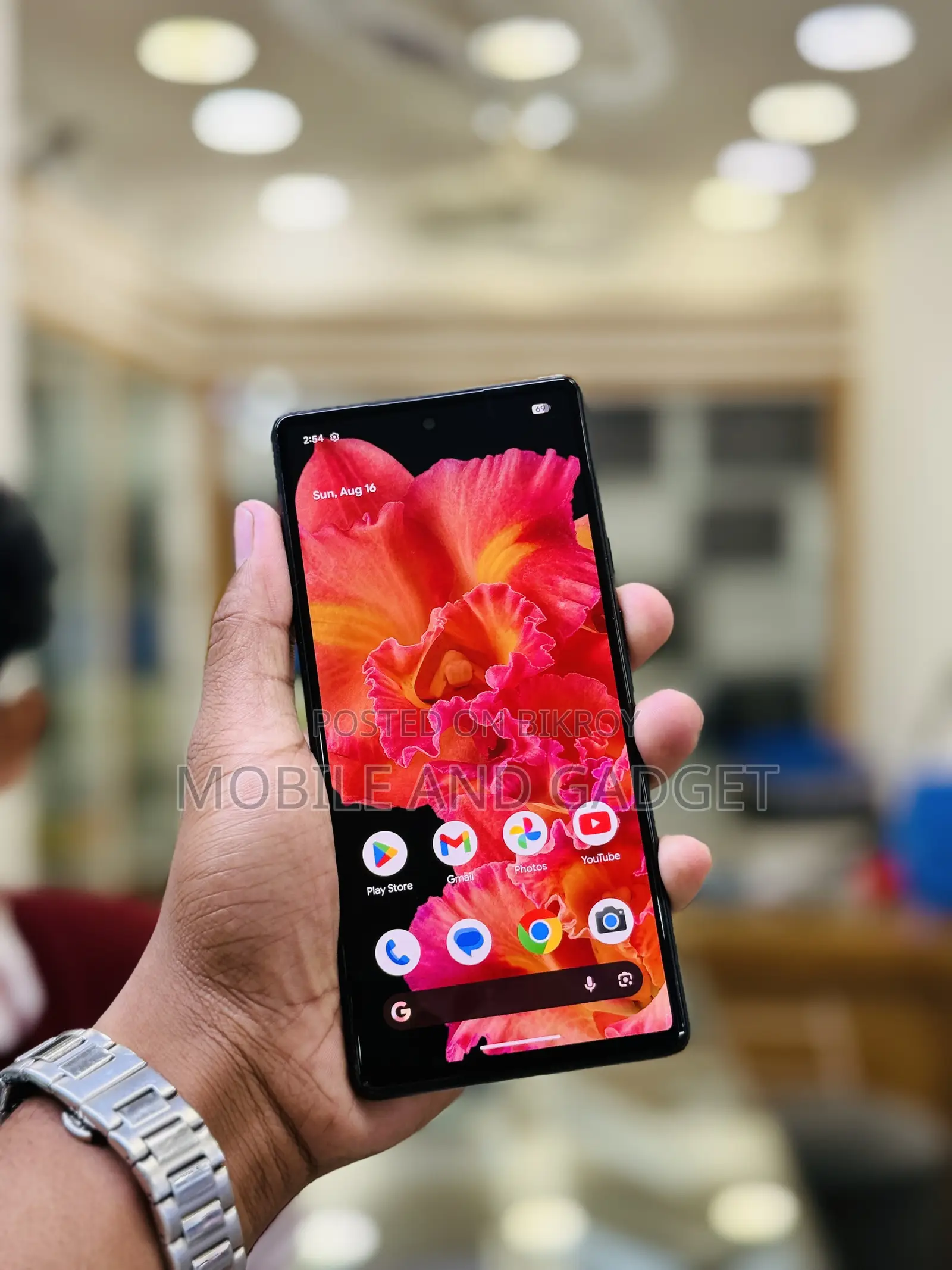 গুগল পিক্সেল ৬ ১২৮ জিবি গোল্ড