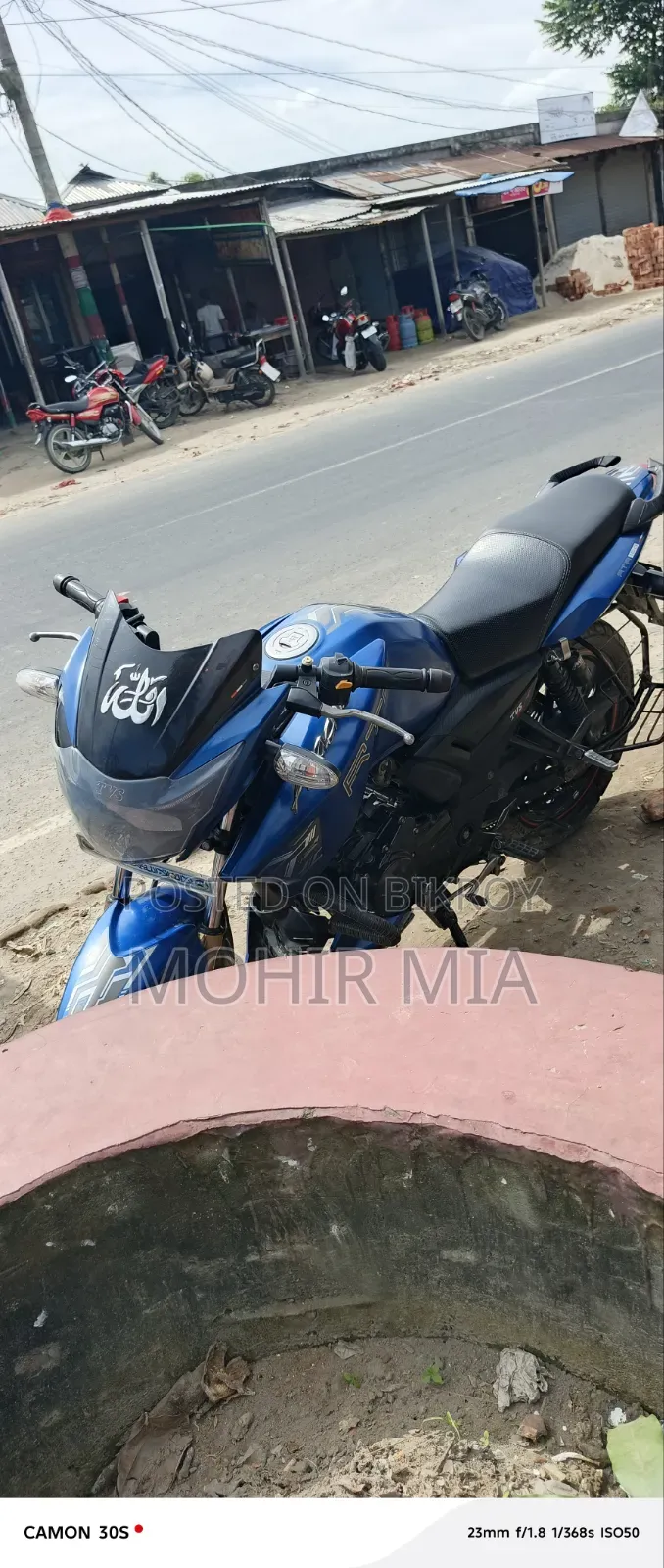 টিভিএস আপাচে আরটিআর ১৬০ ২ভি ২০১৮ নীল
