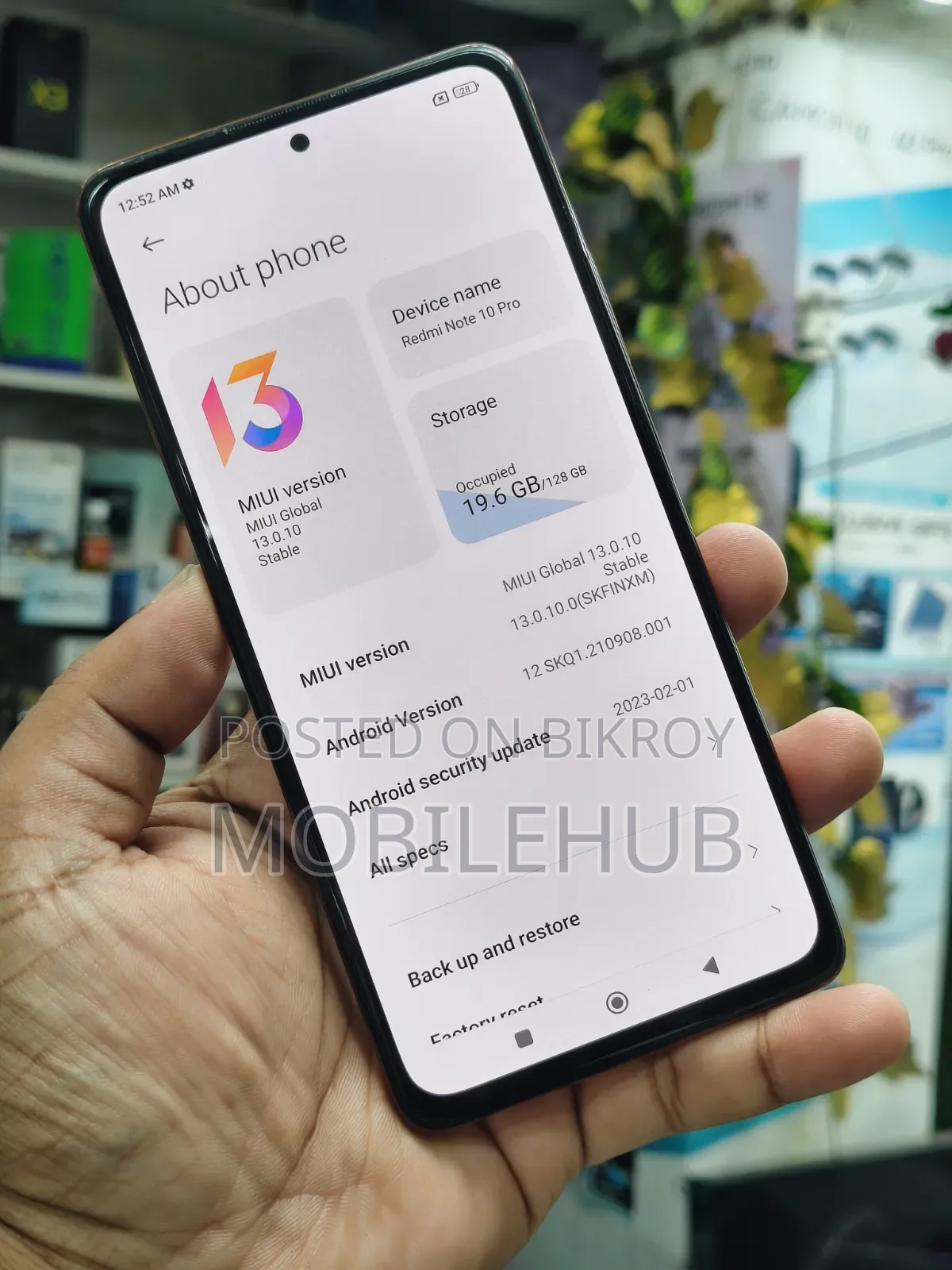 শাওমি রেডমি নোট ১০ প্রো ১২৮ জিবি গোল্ড