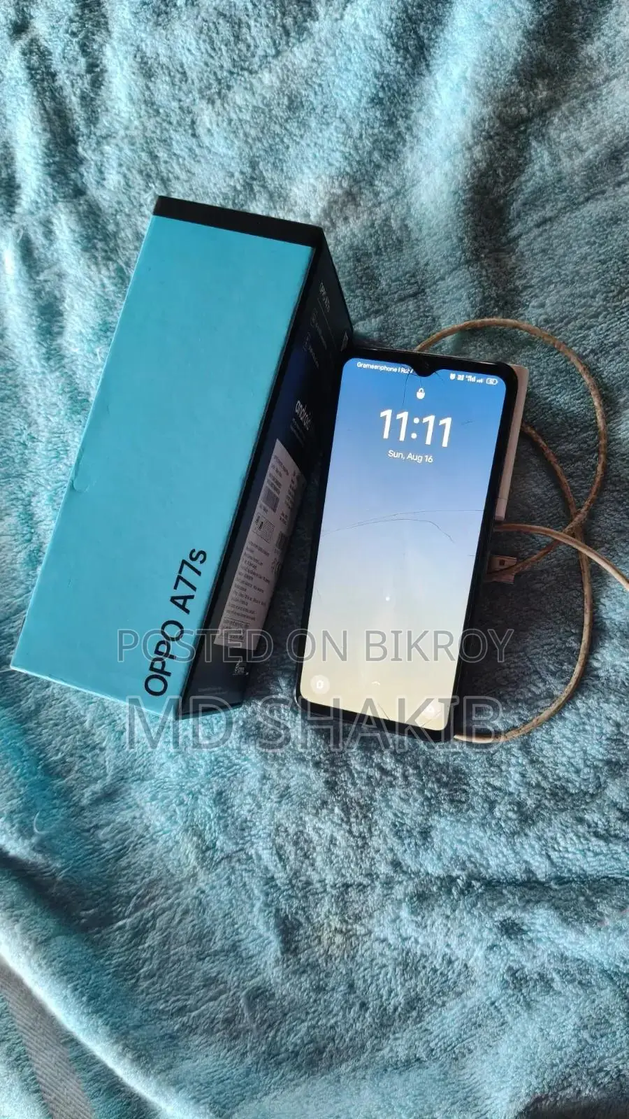 Oppo A77s 128 GB Black