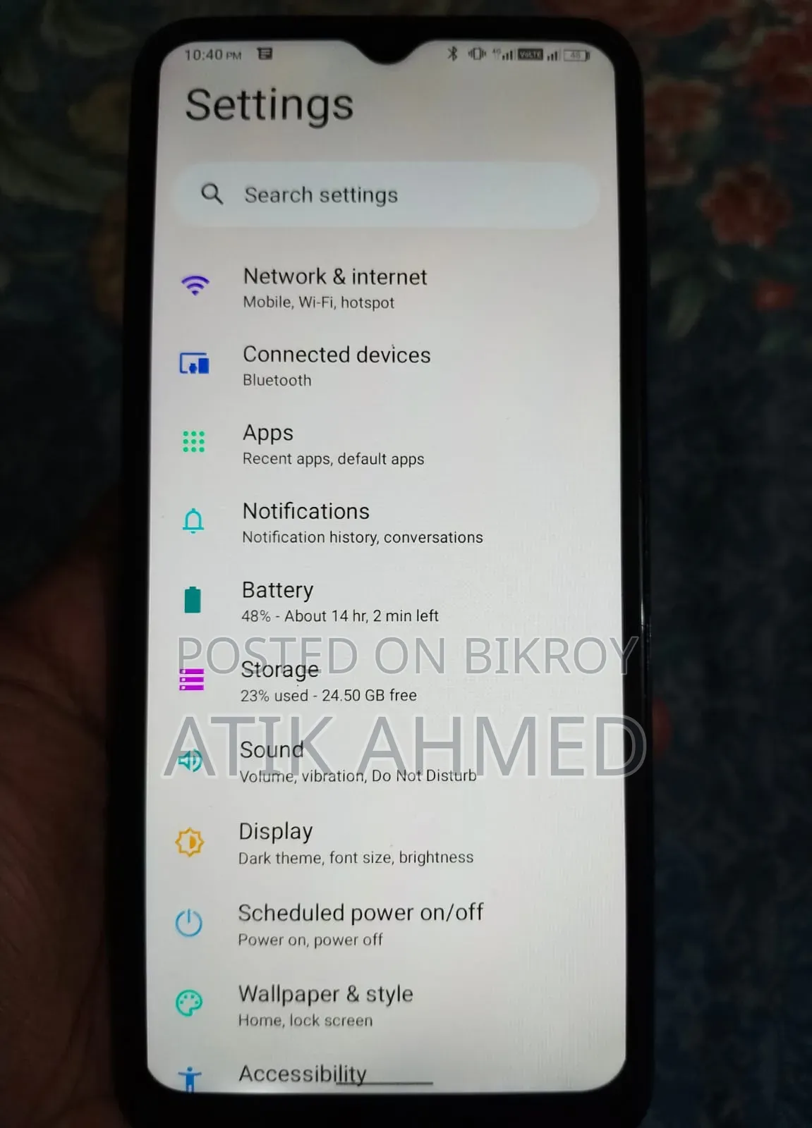 Symphony i85 32 GB Blue