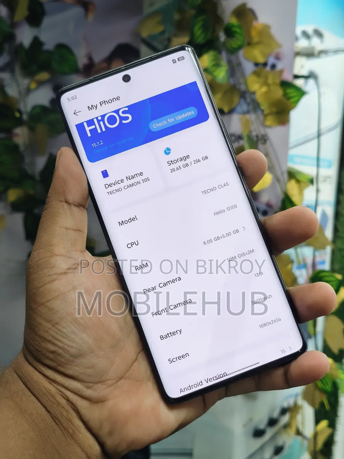 Tecno Camon 30S 256 GB Black