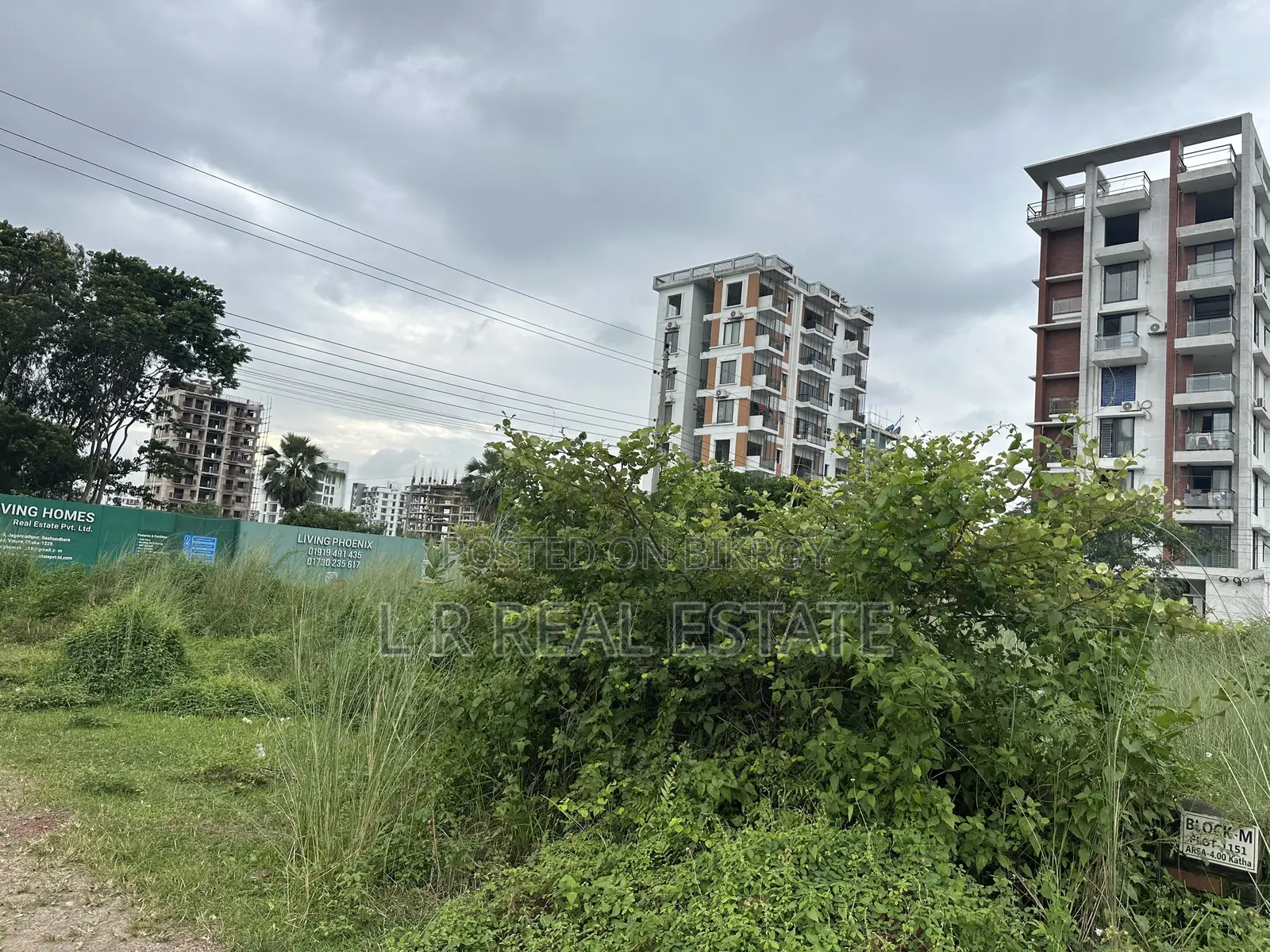 Block M, 4 Katha, South Face, Plot Sell Bashundhara R/A