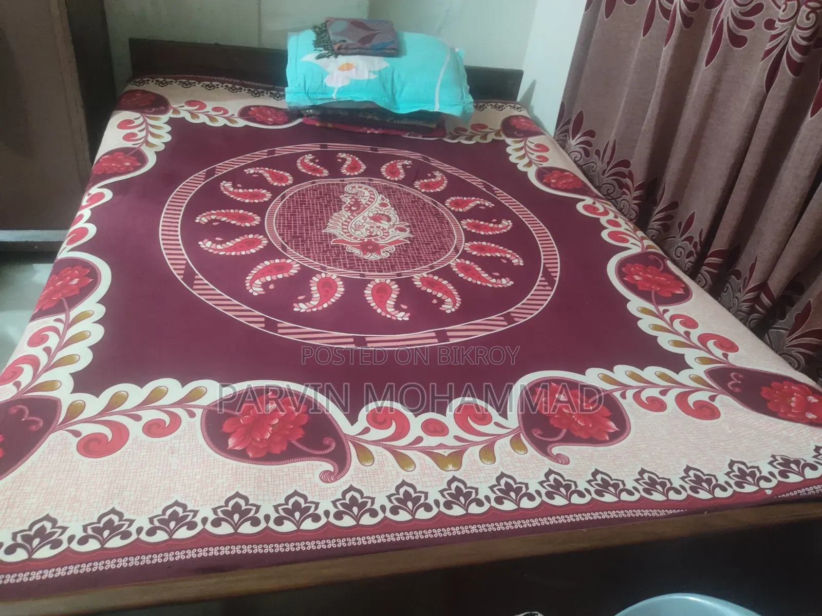 Shil Koroi Wooden Bed with Mattress