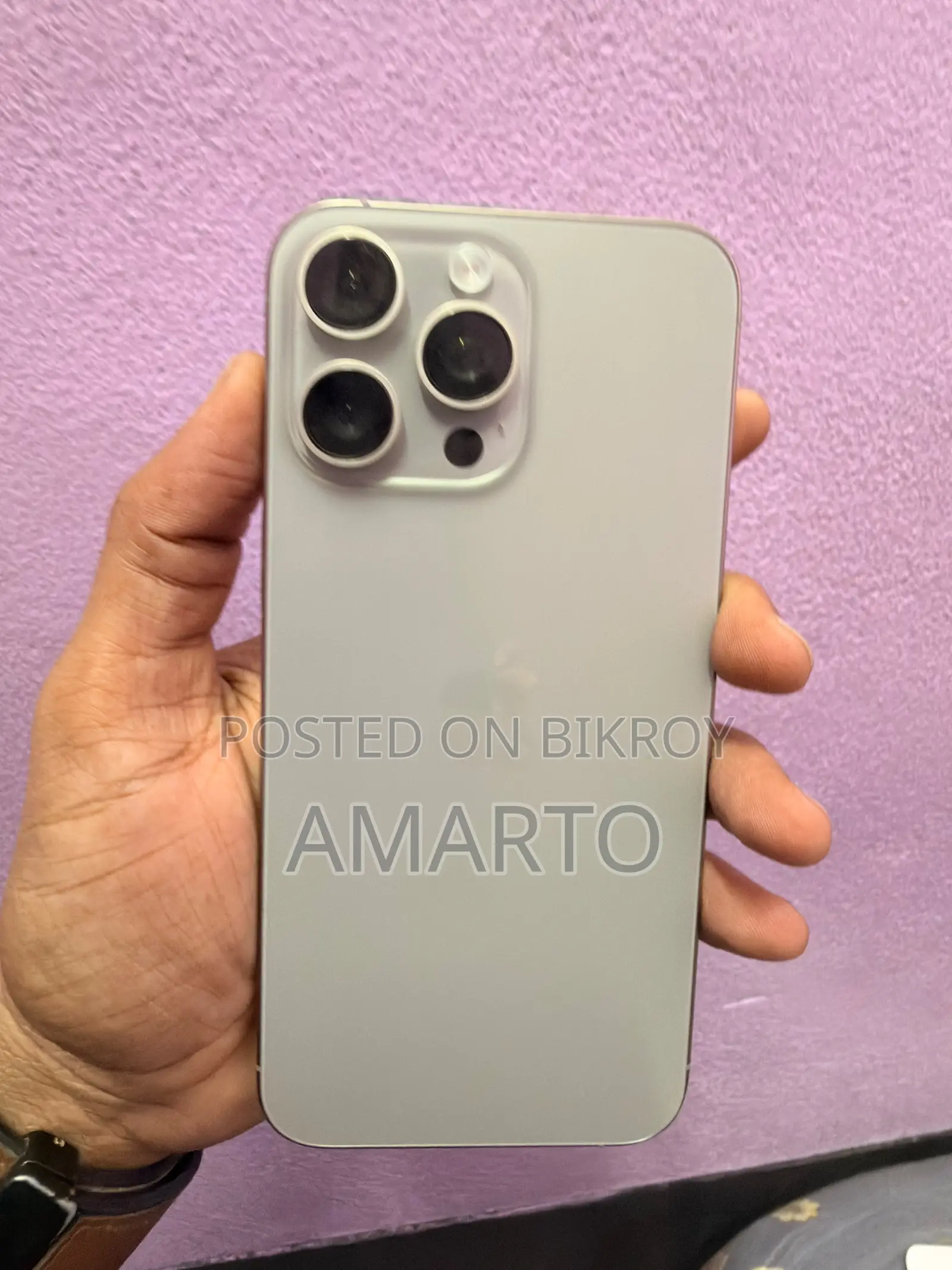 অ্যাপল আইফোন ১৫ প্রো ম্যাক্স ২৫৬ জিবি গ্রে
