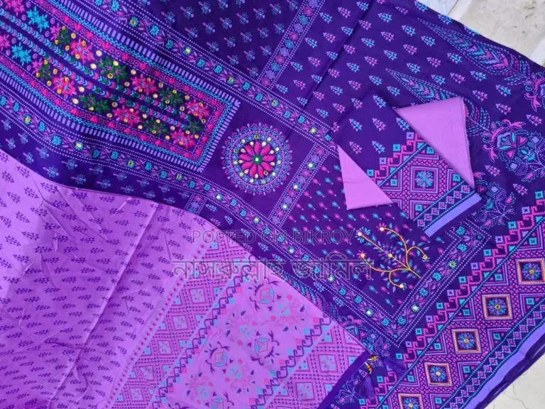 Aarong Karchupi Three-Piece — A touch of tradition in beauty, pure comfort to wear!