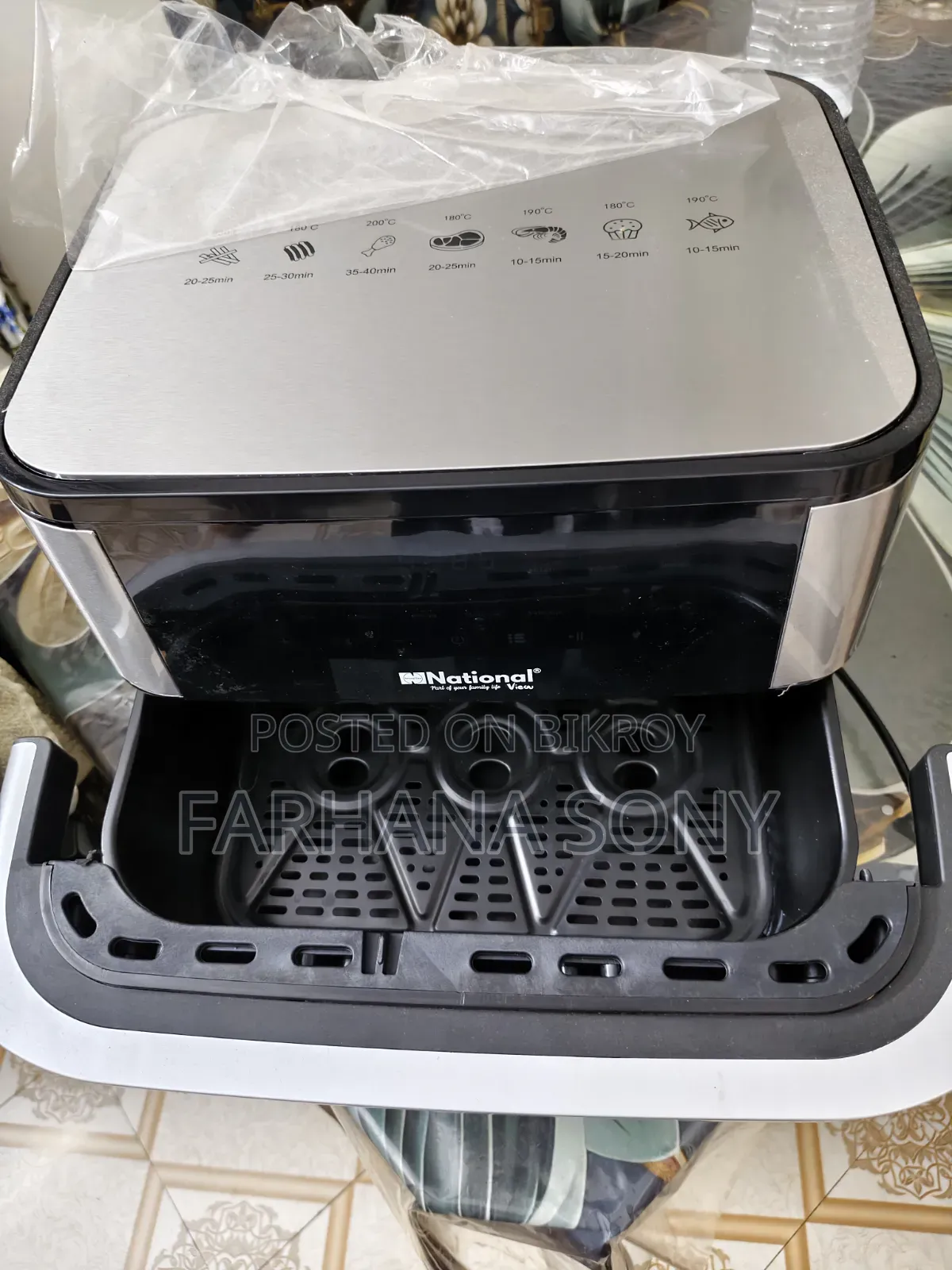 ন্যাশনাল ডিজিটাল এয়ার ফ্রায়ার – ১৪ লিটার