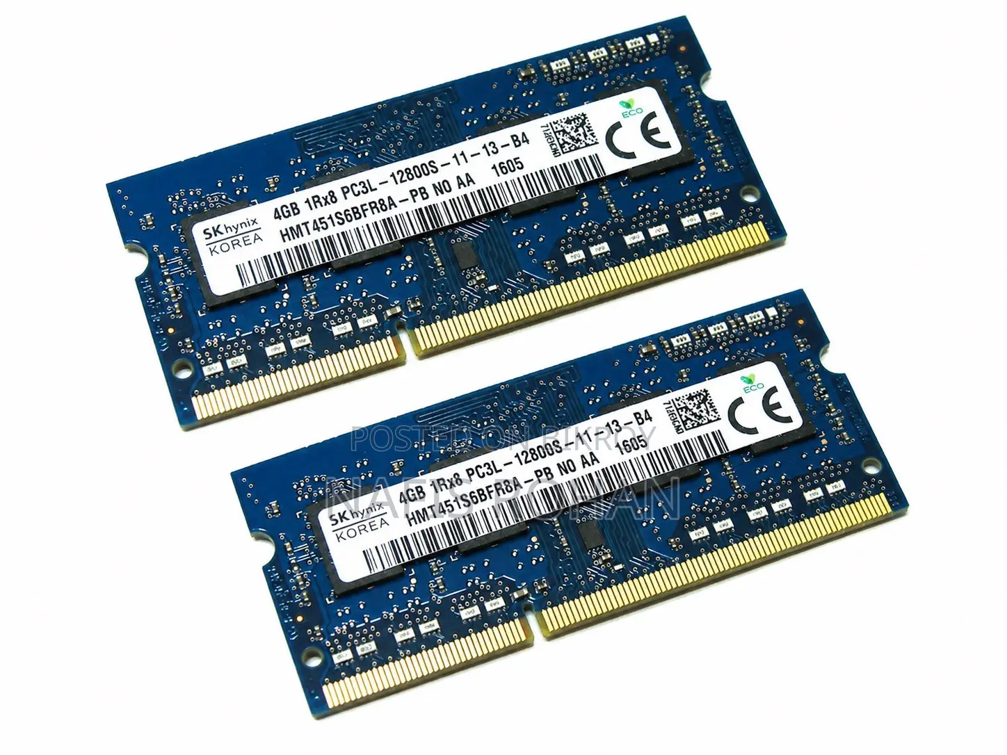 SK Hynix DDR3 Ram 4GB PC3L 1600MHz Laptop Memory