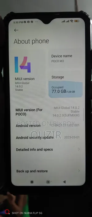 Xiaomi Poco M3 128 GB Black