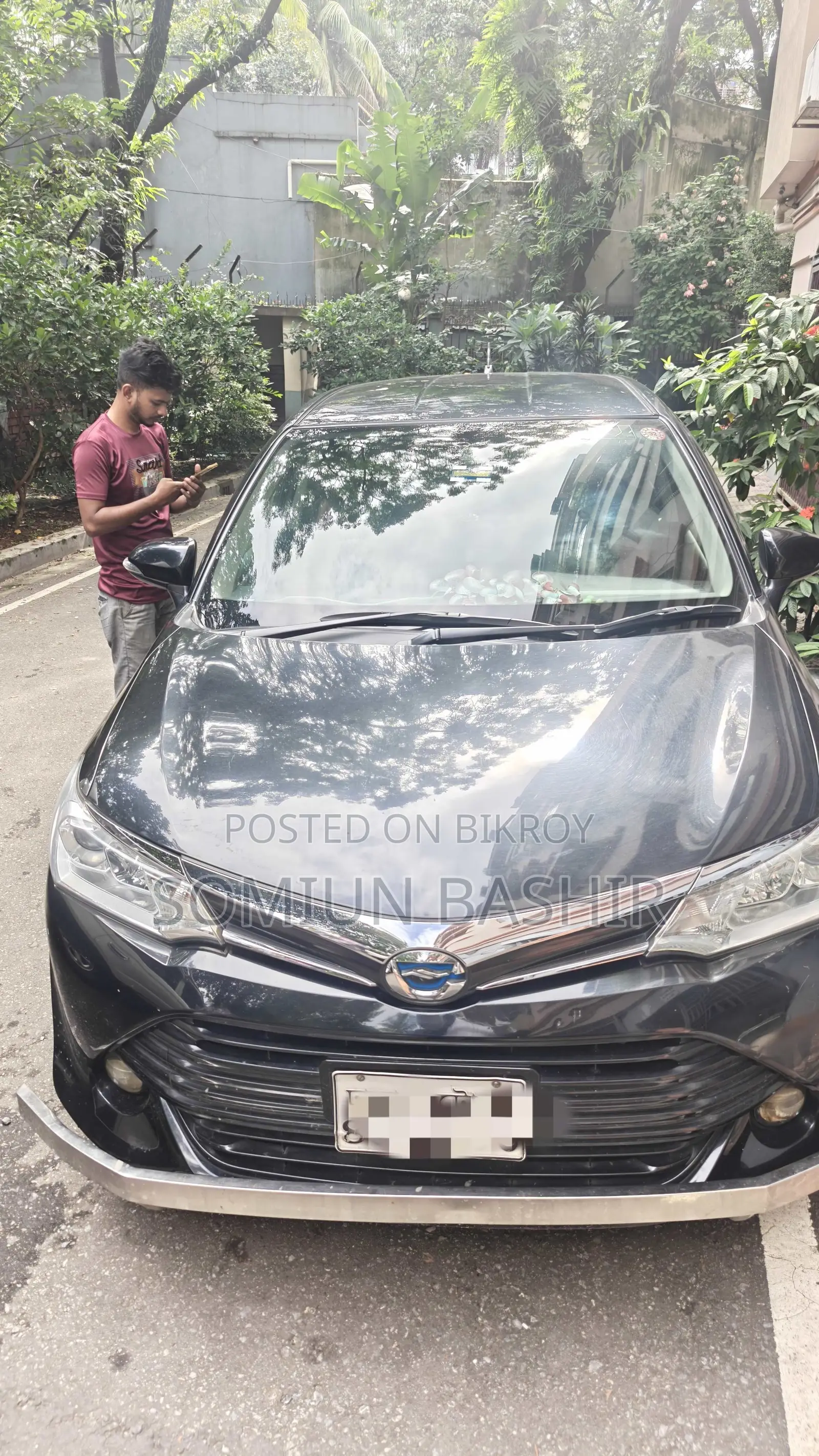 Toyota Corolla Fielder 2015 Black