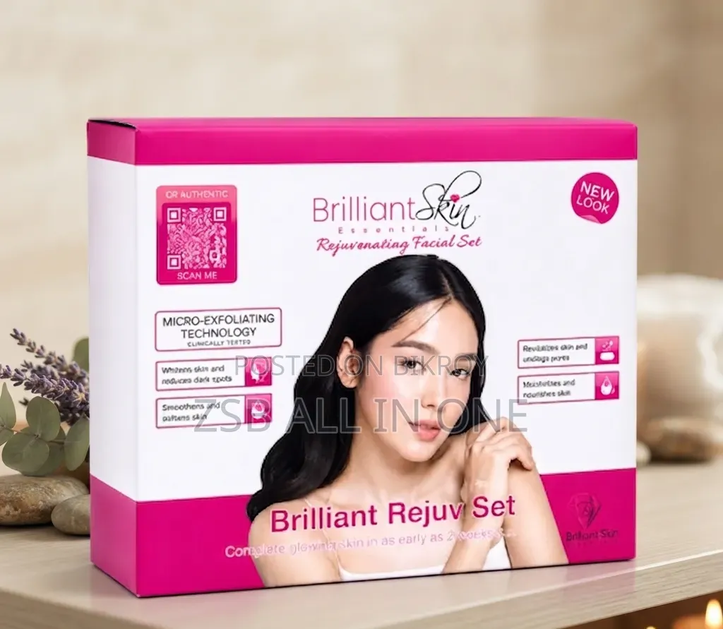 Brilliant Skin Rejuvenating Set Complete Acne Whitening Skincare Kit