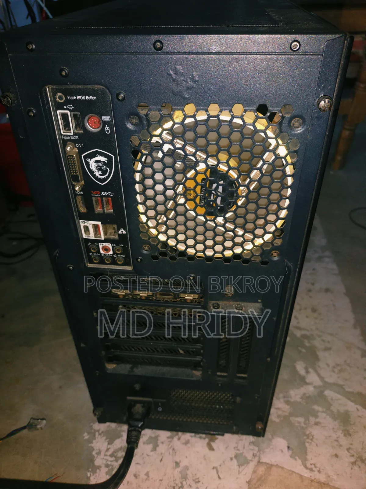 Desktop Computer MSI 16GB AMD Ryzen 5 SSD 128GB