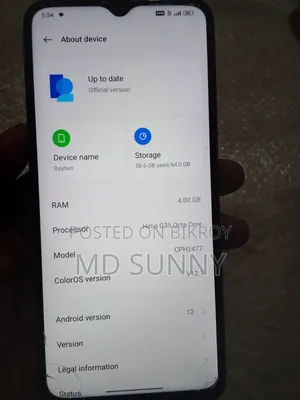 Oppo A7 64 GB Orange