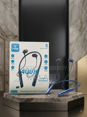 FRB N27 [ 400 hours Charging Backup ] Standby Time Wireless Neckband