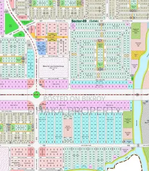 300ft Road 10 Katha Commercial South at Sector-9