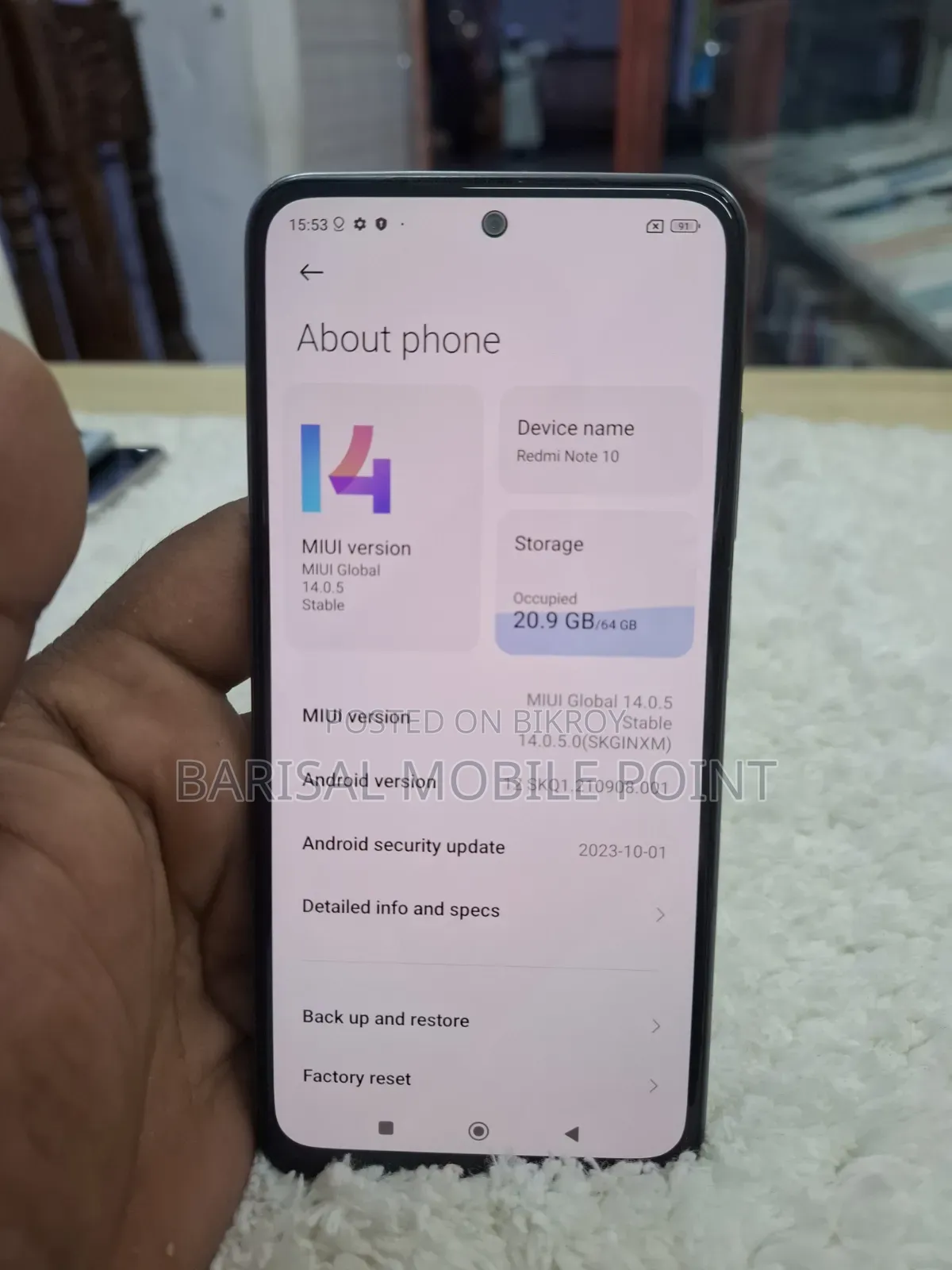 Xiaomi Redmi Note 10 64 GB White