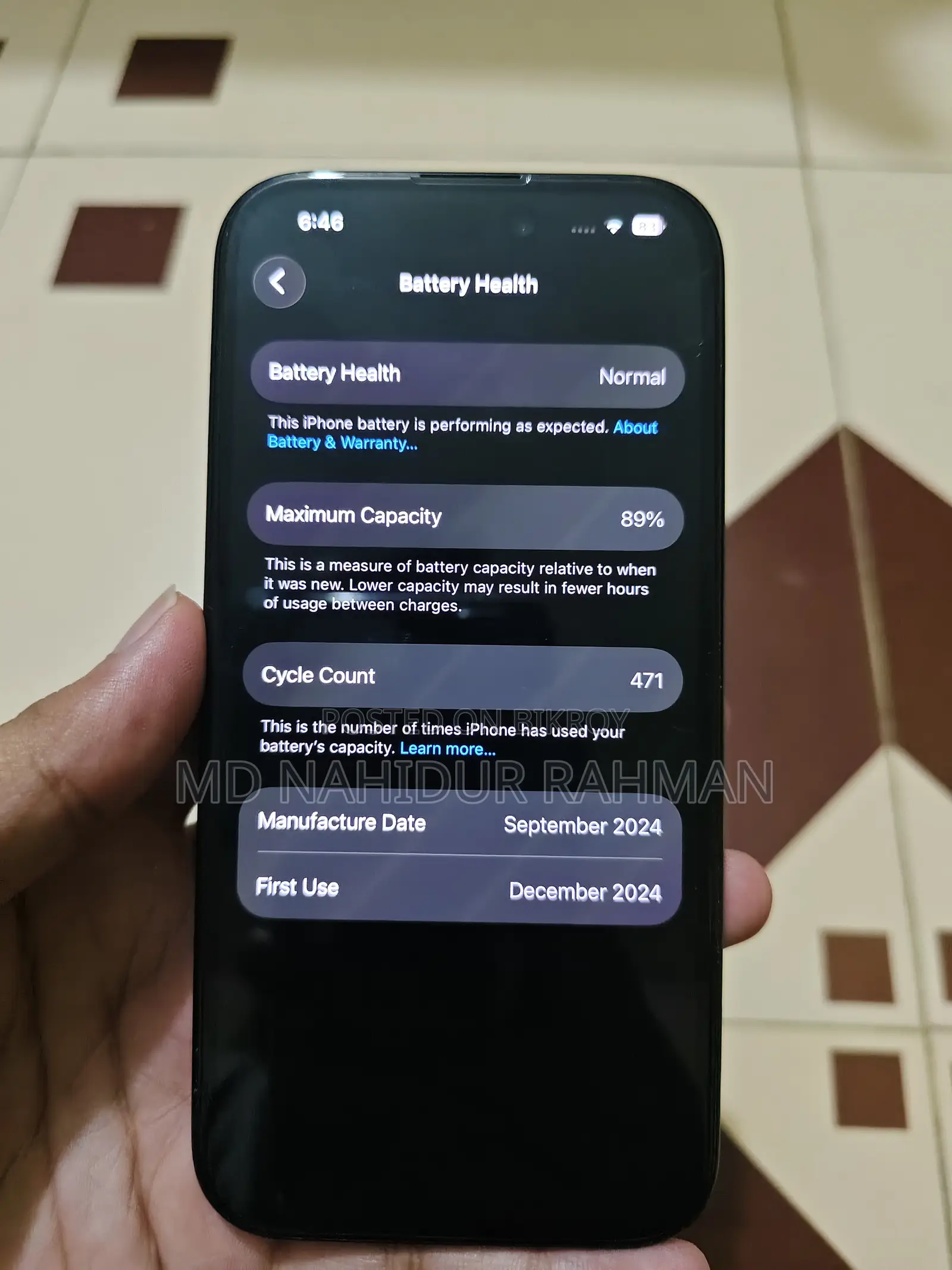 Apple iPhone 15 128 GB Black