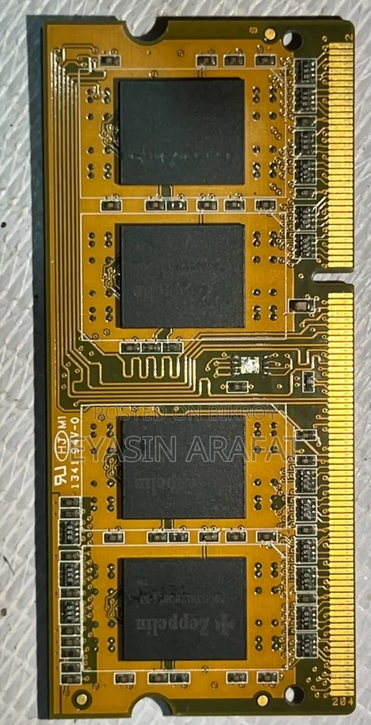 Laptop RAM 4GB DDR3. 2 pieces