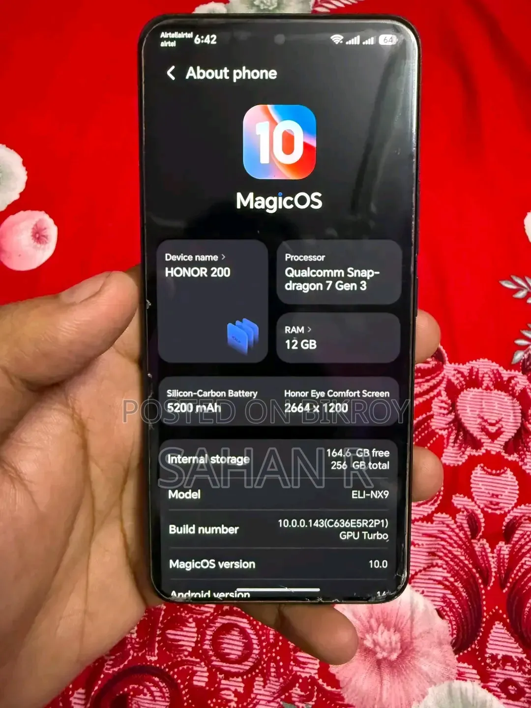 Honor 200 256 GB Black